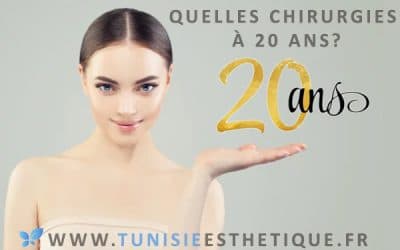 La chirurgie esthétique à 20 ans