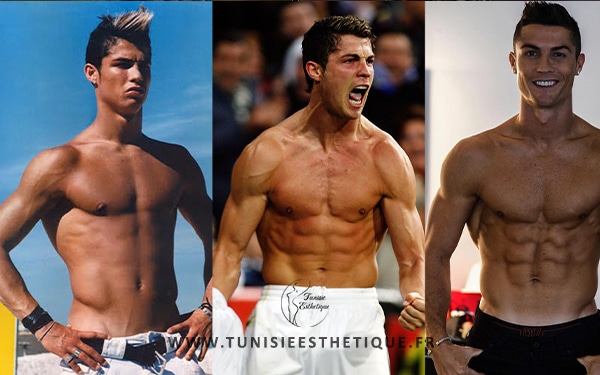 les transformations physiques de Christiano Ronaldo